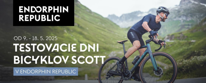 Testovacie dni bicyklov SCOTT od 9-18.5.2025