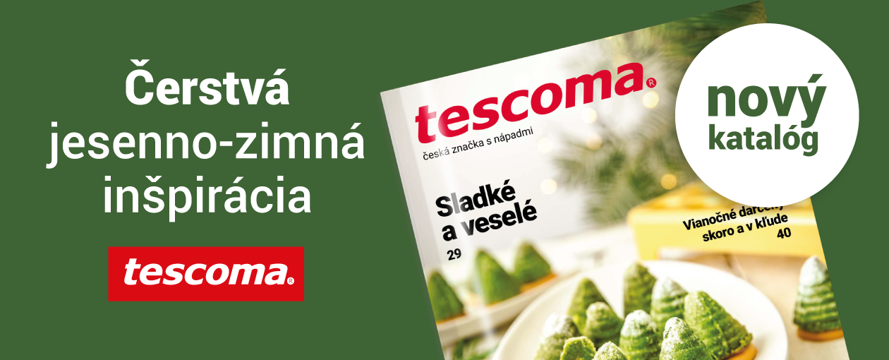 Katalóg TESCOMA jeseň/zima 2025: Aj jesenno-zimná kuchyňa môže byť pestrá – ilustračný obrázok udalosti