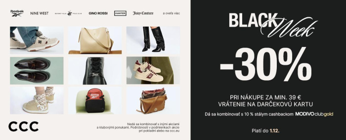 BLACK WEEK je tu!