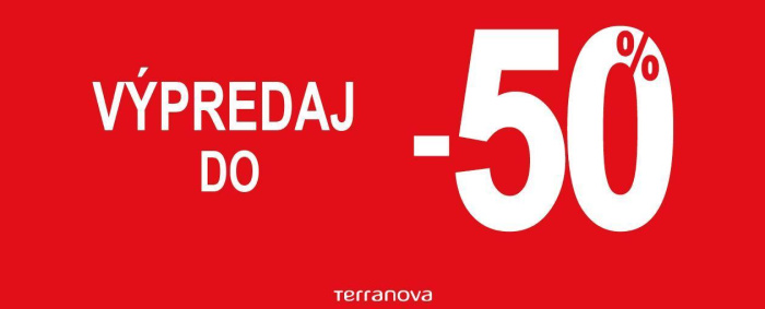 Výpredaj do - 50%