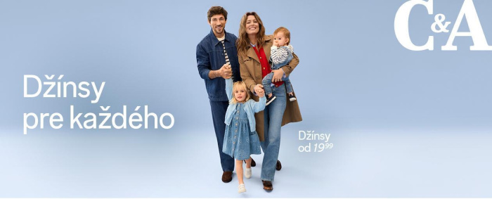 Džínsy pre každého od 19,99