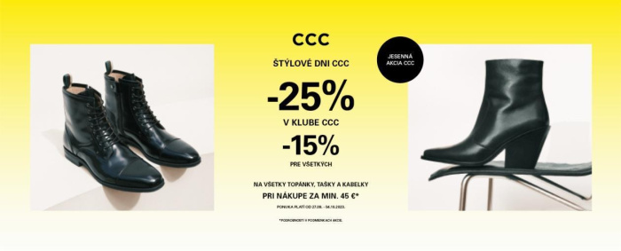 Čas na Štýlové dni v CCC!