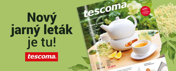 Nový leták jar 2026 od TESCOMY