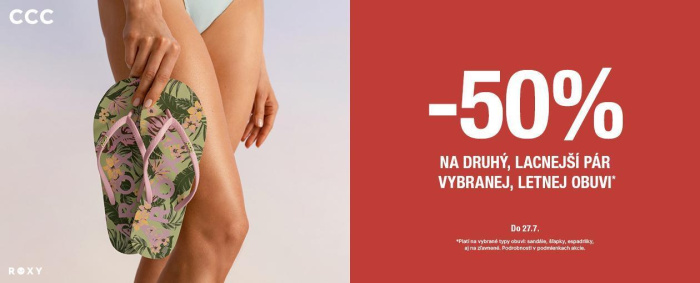 LETNÝ VÝPREDAJ V CCC ZAČAL