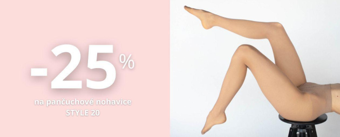 Pančuchové nohavice STYLE 20 s -25 % zľavou