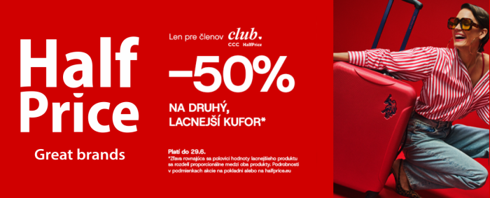 Akcia 2 za 1 na kufre
