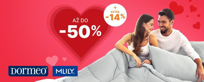 Dormeo Valentín je tu!