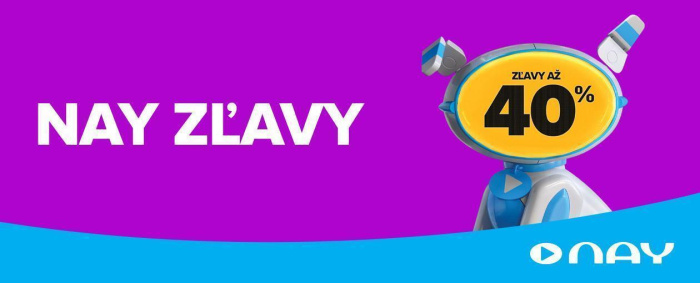 NAY ZĽAVY až 40 %