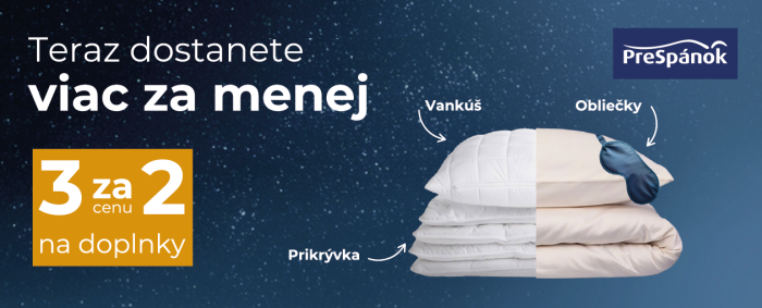 3 za cenu 2 na doplnky