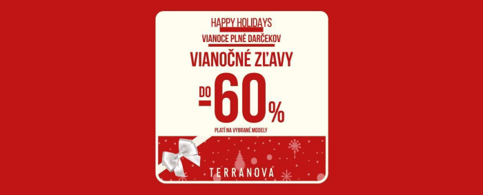 Vianočné zľavy do - 60%