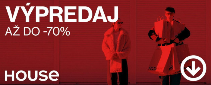 Výpredaj až do -70%
