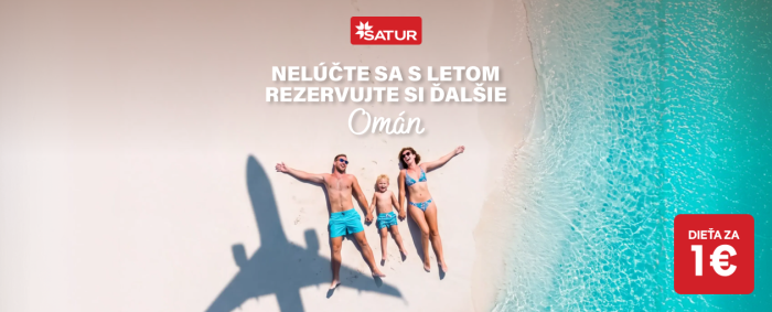 Nelúčte sa s letom. Objavte Omán s dieťaťom za 1 €