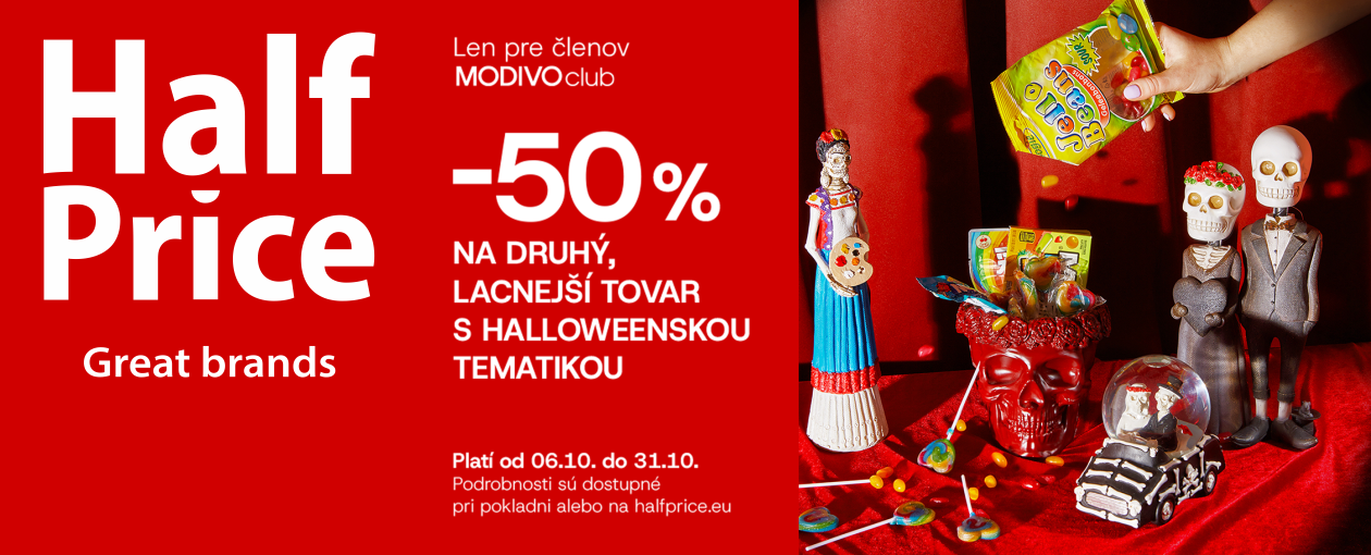 Halloween v HalfPrice – ilustračný obrázok udalosti