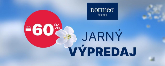 DORMEO JARNÝ VÝPREDAJ AŽ DO -60 %