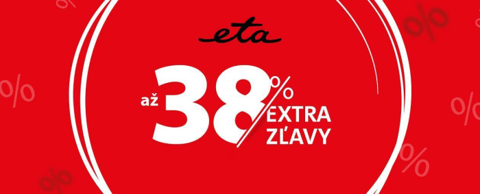EXTRA ZĽAVA až 38 %