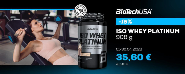 Naštartuj svoj výkon s Iso Whey Platinum!