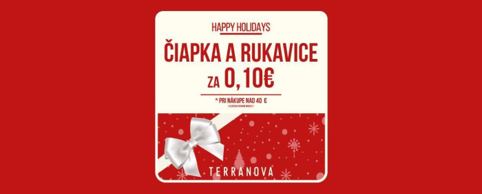 čiapka a rukavice len za 0,10€