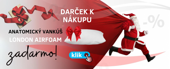 DARČEK k nákupu - anatomický vankúš