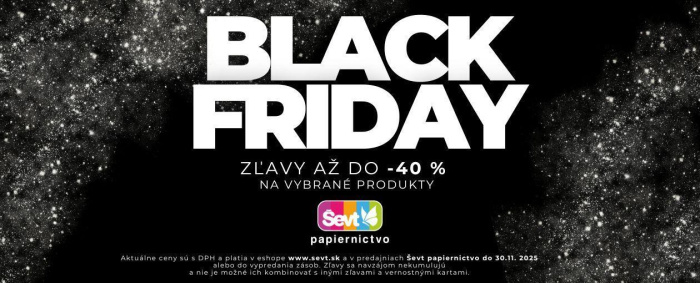 BLACK FRIDAY JE TU!