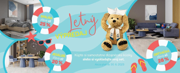 VYCHUTNAJTE SI POHODLIE S LETNÝM VÝPREDAJOM