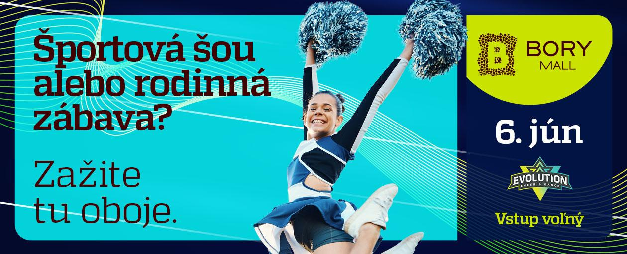 Cheerleading competition Evolution Cheer Flash – ilustračný obrázok udalosti